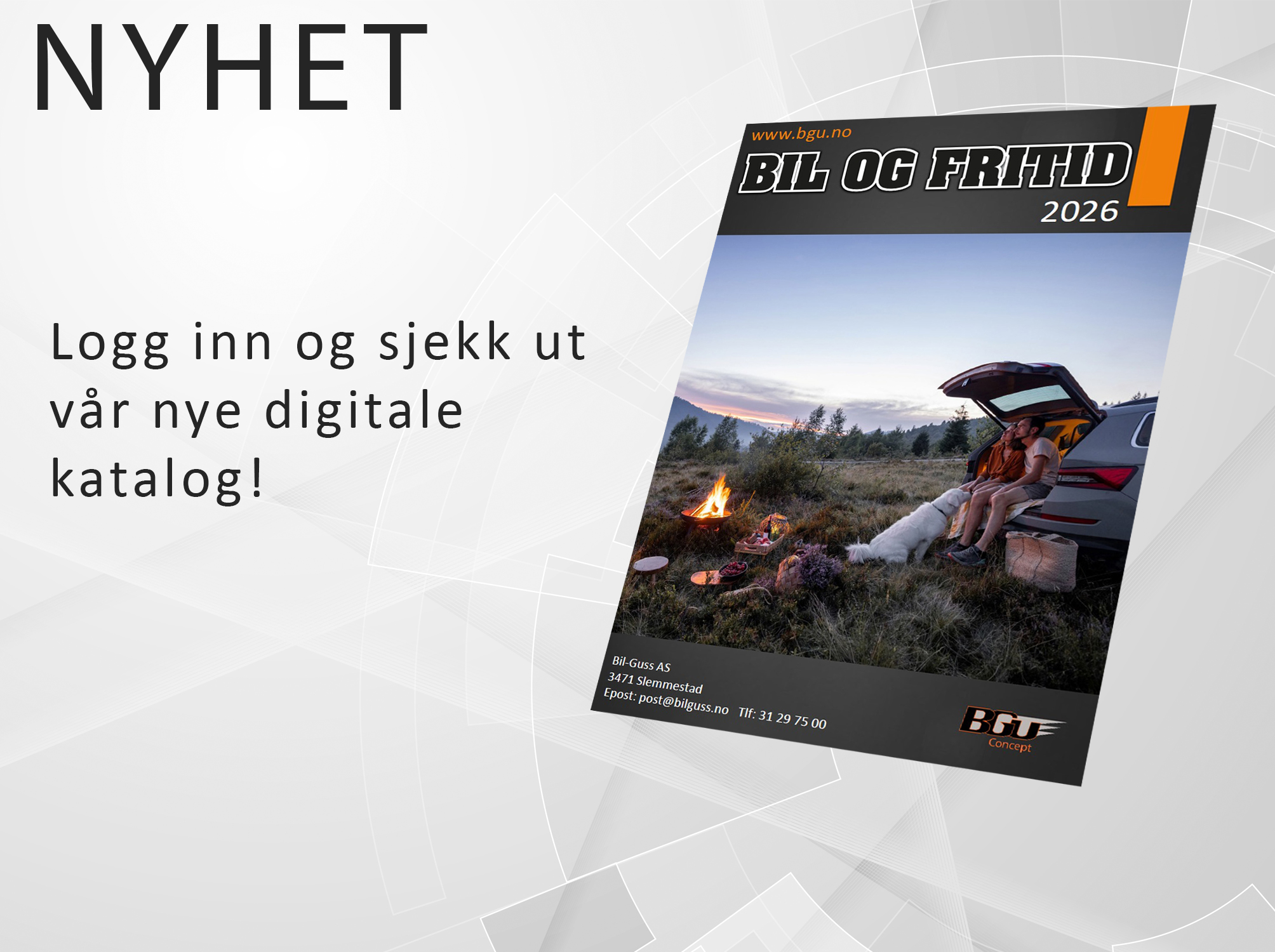 Nyhetsbanner Ny katalog