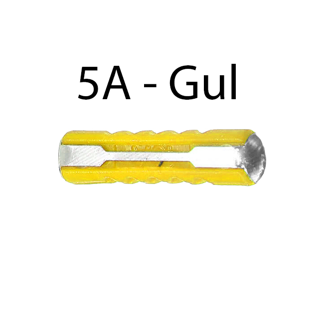 SIKRING PORSELEN 5A GUL