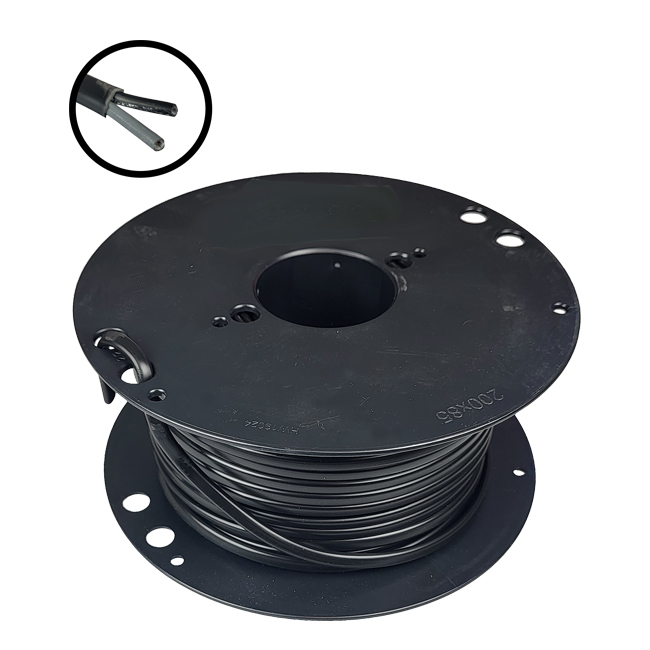 EL-KABEL 2 X 1,5 KV. DOB.ISOLERT