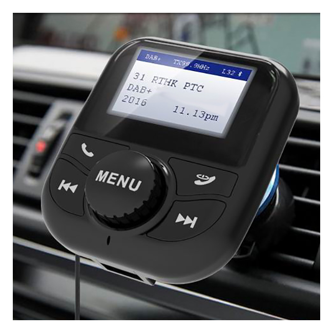 DAB+ ADAPTER M. BLUETOOTH, HANDS FREE & AKTIV ANT.