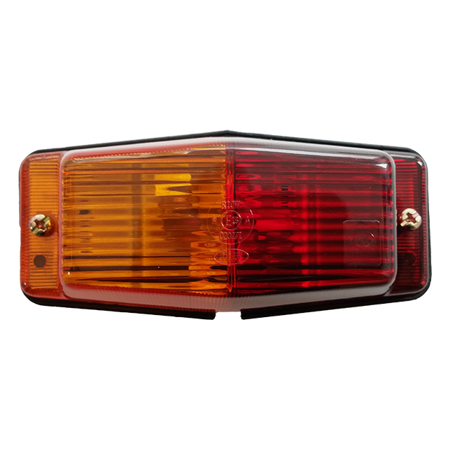 SIDEMARKERINGSLYKT RØD/ORANGE LAST/BUSS E-MERKET