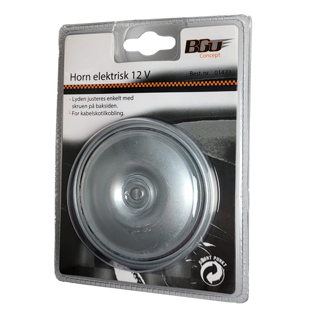 HORN ELEKTRISK  12V E-MERKET