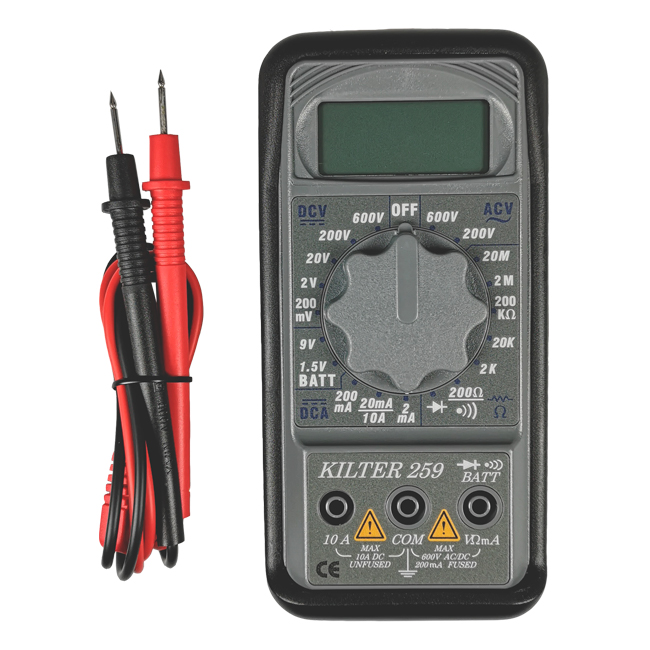 MULTIMETER DIGITALT PROFF M/LYD
