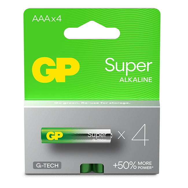 SE NR 02692 GP BATTERI AAA 4-PK