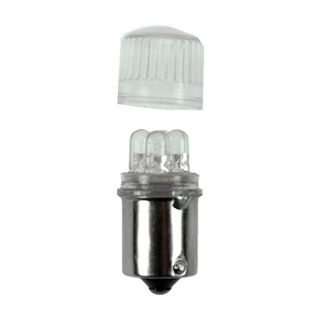 LEDPÆRE 24V BA15S 5W HVIT (13821)