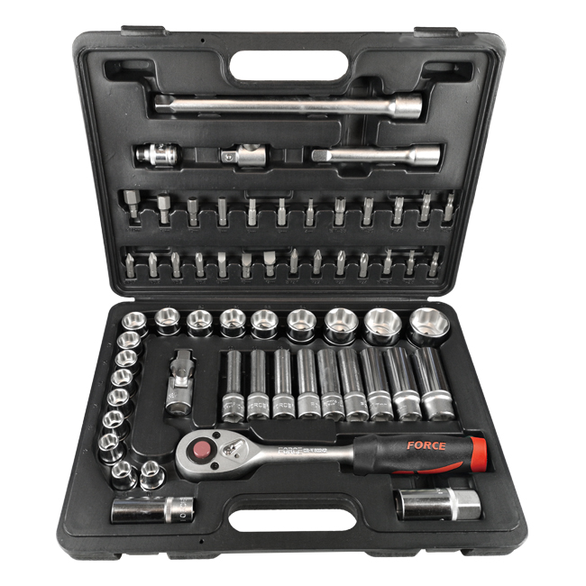 SUPER LOCK PIPENØKKELSETT 60 DELER 1/2"