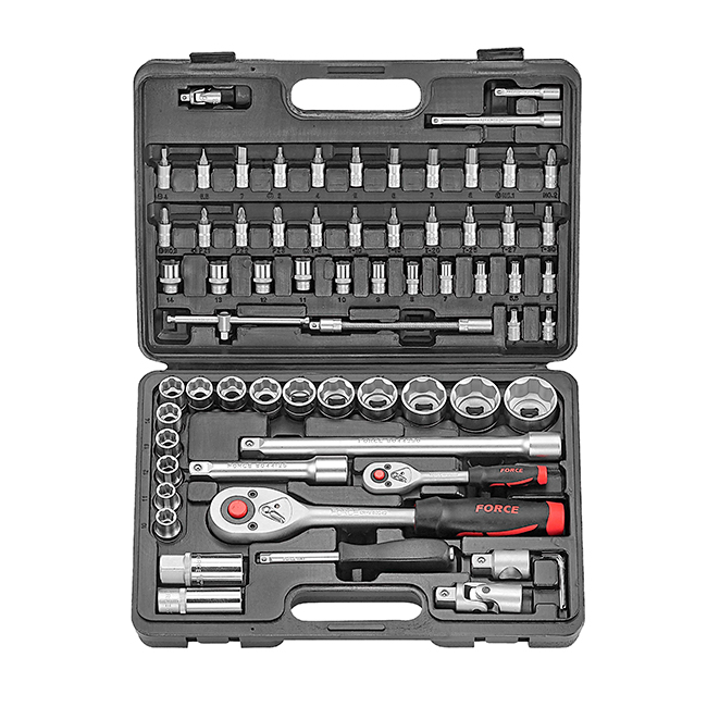 SUPER LOCK PIPENØK. SETT 70 D. 1/2" & 1/4"