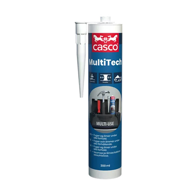 MULTITECH CASCO 310ML. HVIT