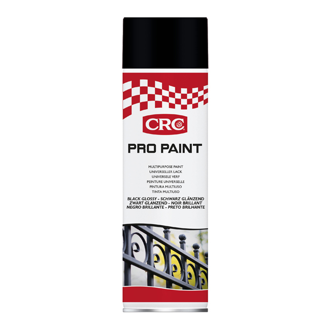 CRC PRO PAINT LAKK SORT BLANK 500ML.