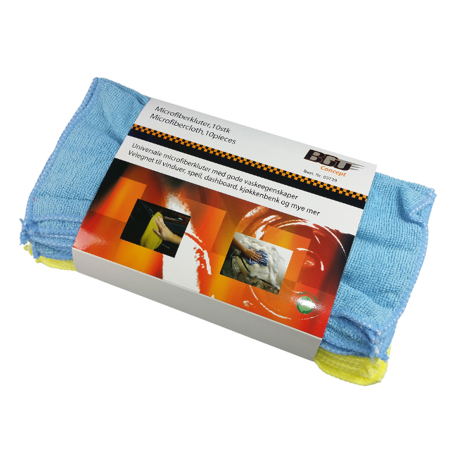MIKROFIBERKLUTER 10-PACK