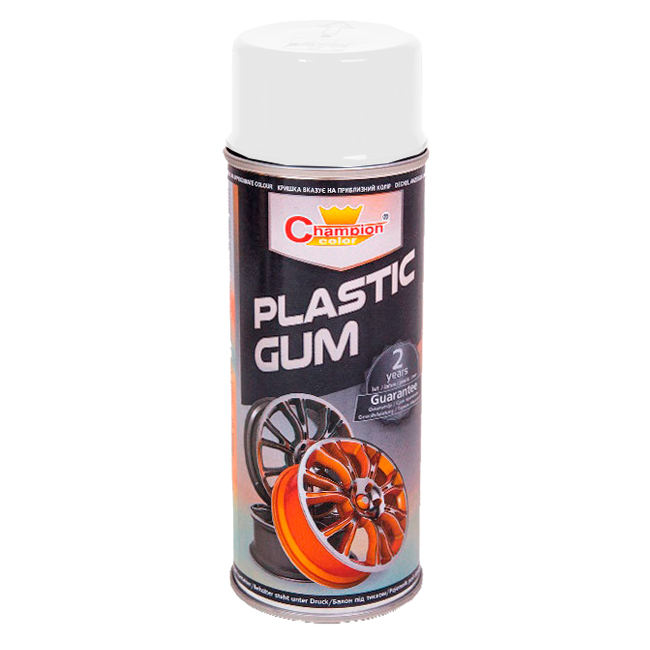 GUMMILAKK PLASTISKIN HVIT 400 ML.