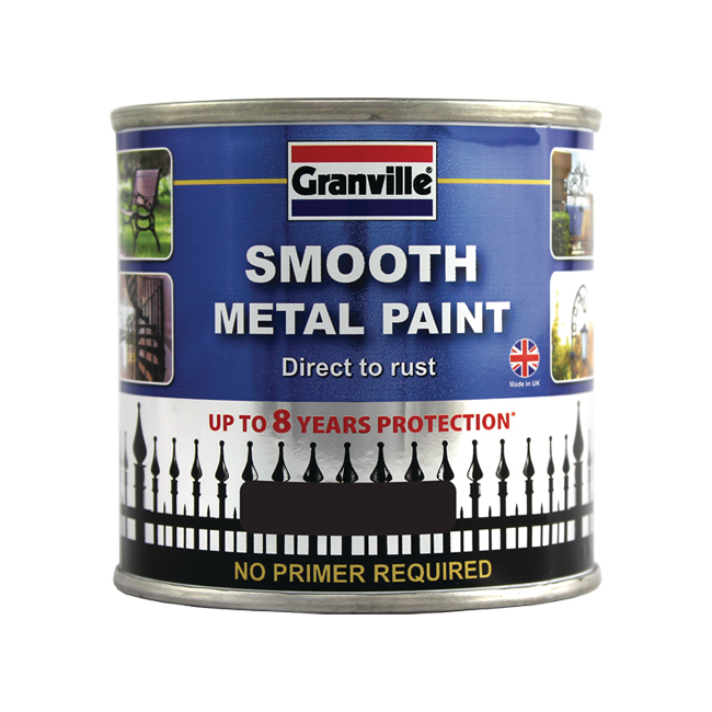 GRANVILLE METALLAKK BLANK SORT 250 ML.