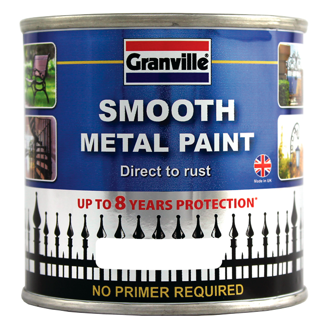 GRANVILLE METALLAKK BLANK HVIT 250 ML.