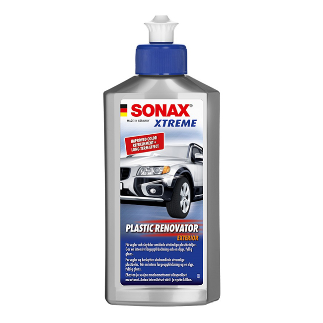 SONAX XTREME PLASTIC RENOVATOR EXTERIOR 250 ML.