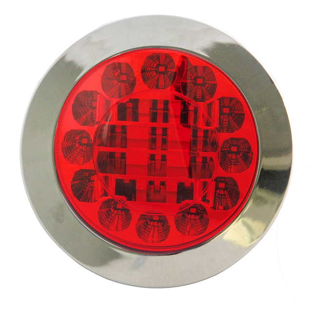 BAKLYKT RUND LED STOPP/BAKLYS 10-30V