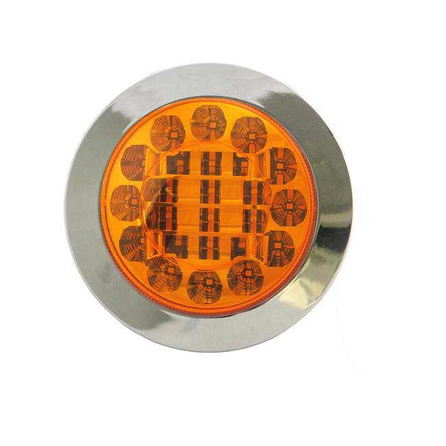 BAKLYKT RUND LED BLINK 10-30V