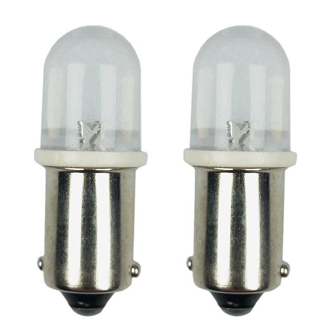2-PK DIODEPÆRE LED B-9-S HVIT (12929)