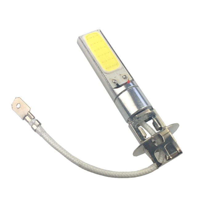 LEDPÆRE COB LED H3 HVIT (12336)