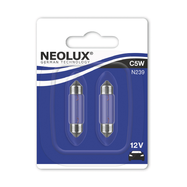 PÆRE 12V 12844 5W 2-PK PINOL SV8,5 N239-02B
