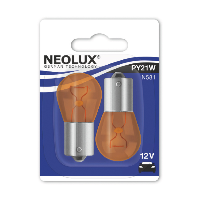 PÆRE 12V 12496 21W BAU15S 2-PK N581-02B