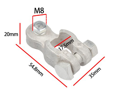 BATTERIPOLSKO 8 MM POSITIV 1-PACK