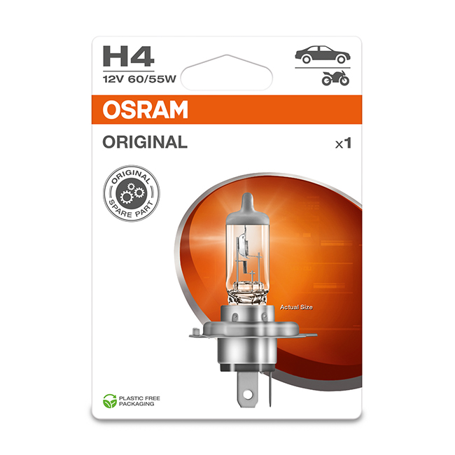 PÆRE OSRAM H4 64193-01B 12V 1-PK