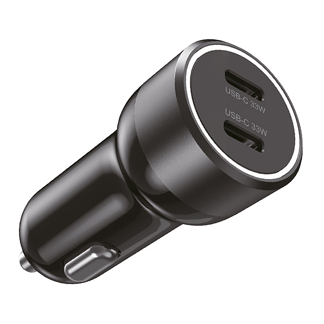 STRØMUTTAK 12/24V 66W USB-C 2 STK