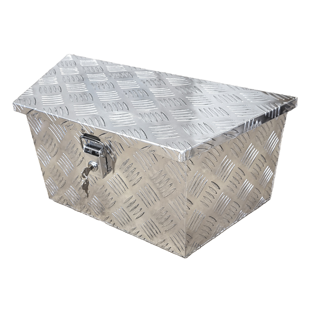 TILHENGERKASSE ALUMINIUM M/LÅS
