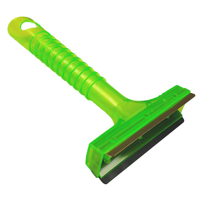 ISSKRAPE M/METALLBLAD & GUMMILIST