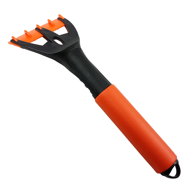 ISSKRAPE M/SOFT GRIP SORT/ORANGE