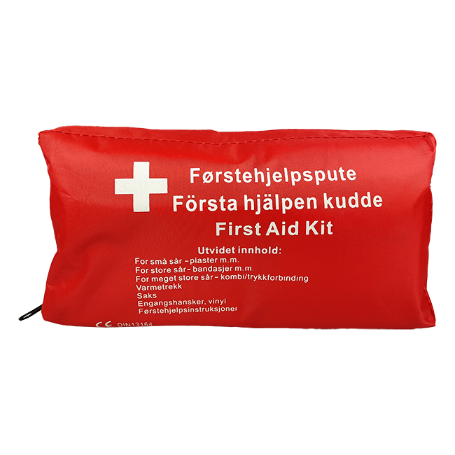 FØRSTEHJELPSPUTE CE/DIN GODKJENT