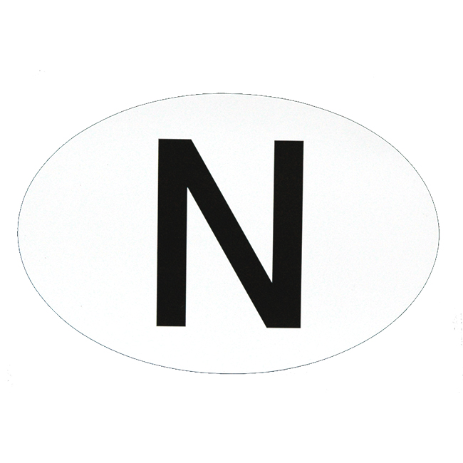 N-SKILT MAGNETISK 135X90MM
