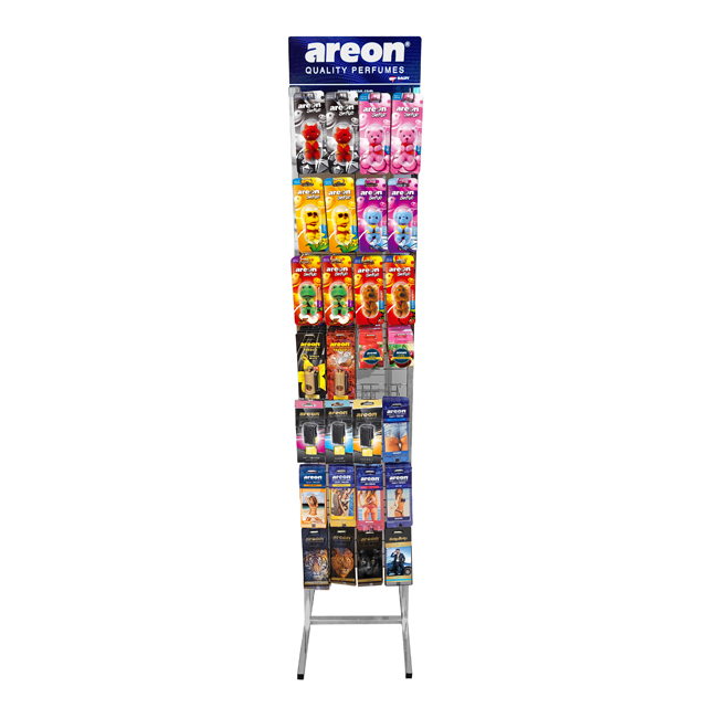 DISPLAY 33X190CM 28 KROKER METALL AREON