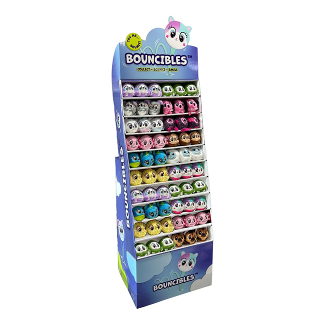 BOUNCIBLES DISPLAY GULV FOR 60 STK