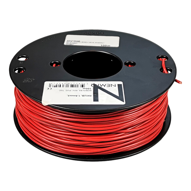 EL-KABEL 1 X 1,5 KV. RØD